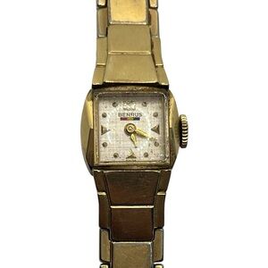 Benrus gold filled wind up woman’s wrist watch vintage
